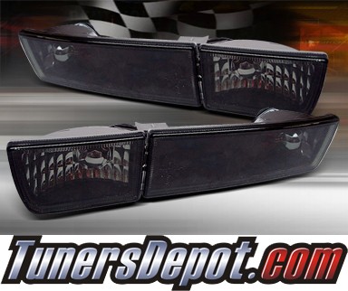 TD® Front Bumper Signal Lights (Smoke) - 93-98 VW Golf III with Fog Lights