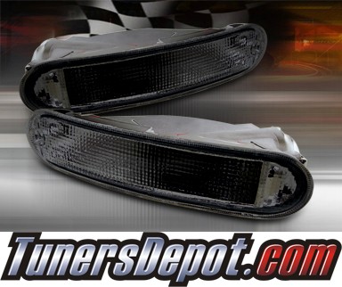 TD® Front Bumper Signal Lights (Smoke) - 95-96 Chrysler Sebring