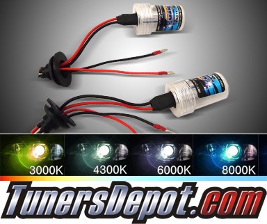 TD® HID Kit Replacement Bulbs - 6000K Universal H8 Super White