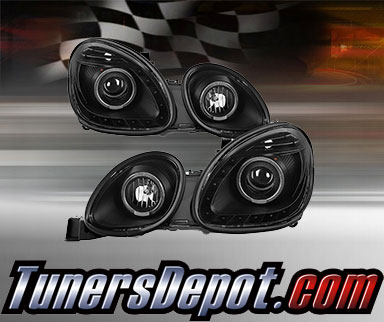 TD® Halo Projector Headlights (Black) - 01-05 Lexus GS430