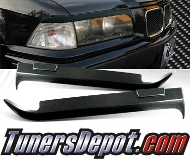 TD® Headlight Eye Lid Headlight Covers - 92-95 BMW 325i E36 (Eyelids/Eyebrows)