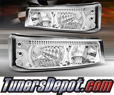 TD® LED Front Bumper Signal Lights (Euro Clear) - 03-06 Chevy Silverado