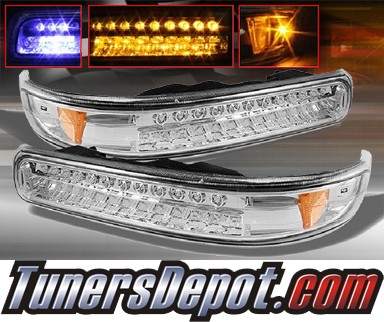 TD® LED Front Bumper Signal Lights (Euro Clear) - 99-02 Chevy Silverado