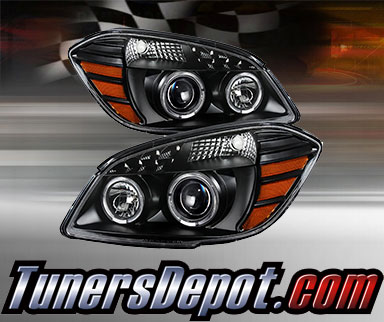 TD® LED Halo Projector Headlights (Black) - 07-09 Pontiac G5