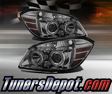TD® LED Halo Projector Headlights (Smoke) - 05-10 Chevy Cobalt