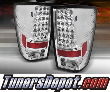 TD® LED Tail Lights (Chrome) - 04-12 Nissan Titan