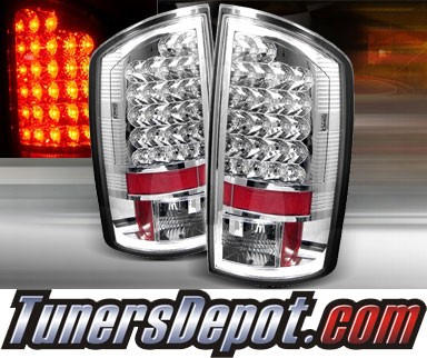 TD® LED Tail Lights (Chrome) - 07-09 Dodge Ram Pickup 2500/3500