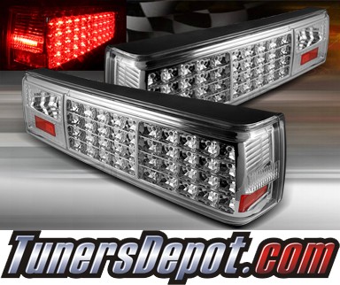 TD® LED Tail Lights (Clear) - 87-93 Ford Mustang