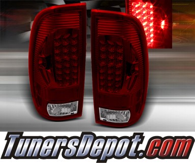 TD® LED Tail Lights (Red/Clear) - 99-07 Ford F-250 F250 Super Duty
