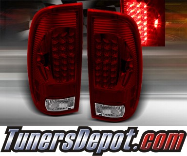 TD® LED Tail Lights (Red/Clear) - 99-07 Ford F-350 F350 Super Duty
