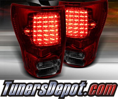 TD® LED Tail Lights (Red/Smoke) - 07-13 Toyota Tundra