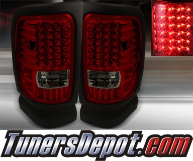 TD® LED Tail Lights (Red/Smoke) - 94-01 Dodge Ram Pickup