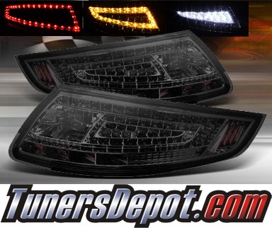 TD® LED Tail Lights (Smoke) - 05-08 Porsche 911 (Inc. Convertible)