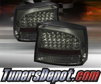 TD® LED Tail Lights (Smoke) - 06-08 Dodge Charger