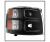 TD® Light Bar DRL Projector Headlights (Black) - 07-13 Chevy Silverado 1500