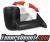 TD® Manual Extending Towing Side View Mirrors (Black) - 09-12 Dodge Ram Pickup Truck 1500
