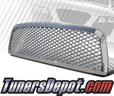 TD® Mesh Front Grill Grille (Chrome) - 09-10 Dodge Ram 1500 Pickup