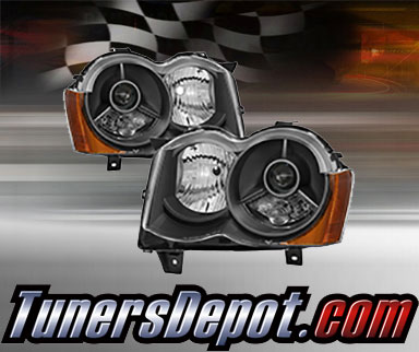 TD® Projector Headlights (Black) - 08-10 Jeep Grand Cherokee