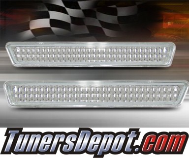TD® Rear Side Bumper Reflectors (Clear) - 94-98 Ford Mustang