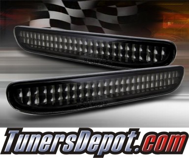 TD® Rear Side Bumper Reflectors(Smoke) - 94-98 Ford Mustang