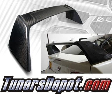 TD Rear Spoiler Wing (Carbon) - 02-06 Acura RSX RS-X (TR Style)