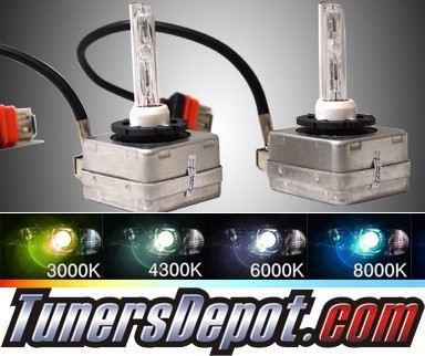 TD® Stock OEM HID Replacement D1R Bulbs (6000K Super White) - Universal (Pair)