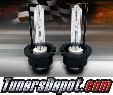 TD® Stock OEM HID Replacement D4R Bulbs (6000K White) 35w - Universal (Pair)