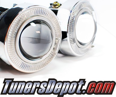For tC xB 3" Round Projector Fog Lamps w/ 9 White LED Halo Light Set
