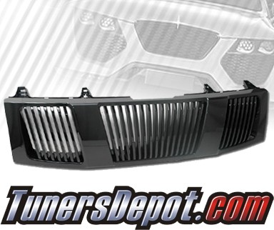 TD® Vertical Front Grill Grille (Black) - 05-07 Nissan Armada
