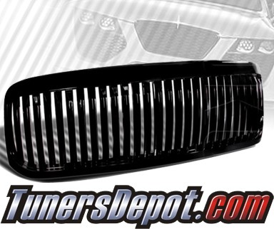 TD® Vertical Front Grill Grille (Black) - 99-04 Ford F-350 Super Duty