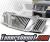 TD® Vertical Front Grill Grille (Chrome) - 05-08 Nissan Frontier