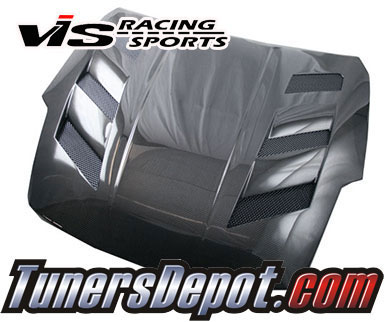 VIS AMS Style Carbon Fiber Hood - 07-08 Nissan 350Z 2dr