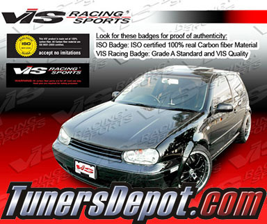 VIS Boser Style Carbon Fiber Hood - 99-05 Volkswagen Golf IV