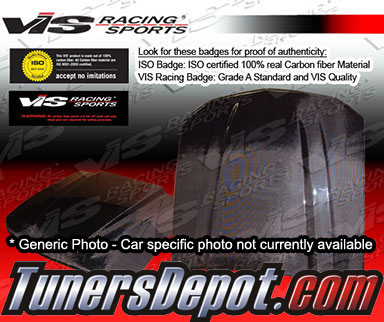 VIS Cowl Induction Style Carbon Fiber Hood - 04-08 Chevrolet Colorado