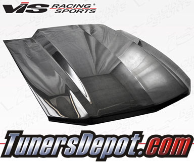 VIS Cowl Induction Style Carbon Fiber Hood - 10-12 Ford Mustang 