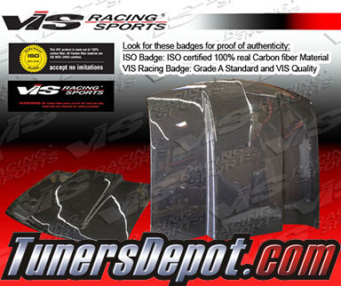 VIS Cowl Induction Style Carbon Fiber Hood - 95-04 Chevrolet Blazer 2dr