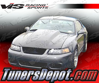 VIS Cowl Induction Style Carbon Fiber Hood - 99-04 Ford Mustang 