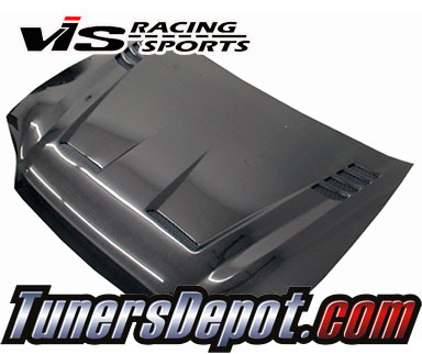 VIS Cyber Style Carbon Fiber Hood - 92-95 Honda Civic 2dr