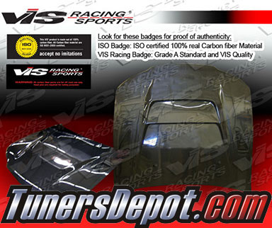 VIS DV 2 Style Carbon Fiber Hood - 89-94 Nissan 240SX