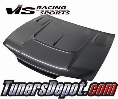 VIS Drift 2 Style Carbon Fiber Hood - 95-96 Nissan 240SX 2dr