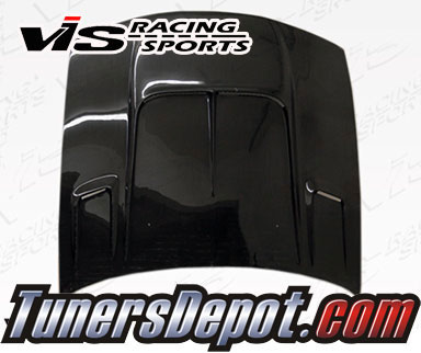 VIS Drift 2 Style Carbon Fiber Hood - 97-98 Nissan 240SX 2dr