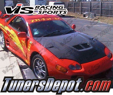 VIS EVO II Style Carbon Fiber Hood - 91-93 Mitsubishi 3000GT 2dr
