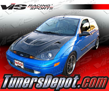 VIS EVO Style Carbon Fiber Hood - 00-04 Ford Focus