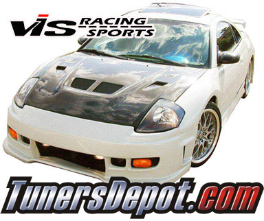 VIS EVO Style Carbon Fiber Hood - 00-05 Mitsubishi Eclipse 2dr