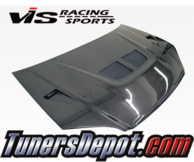 VIS EVO Style Carbon Fiber Hood - 01-03 Honda Civic 