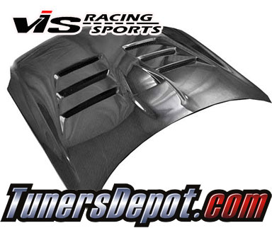 VIS EVO Style Carbon Fiber Hood - 03-07 Infiniti G35 Coupe 2dr