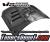 VIS EVO Style Carbon Fiber Hood - 88-91 Honda Civic 3dr Hatchback
