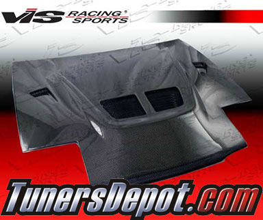 VIS EVO Style Carbon Fiber Hood - 90-91 Mitsubishi Eclipse 2dr