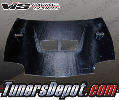 VIS EVO Style Carbon Fiber Hood - 95-02 Pontiac Sunfire