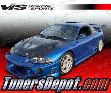 VIS EVO Style Carbon Fiber Hood - 95-99 Mitsubishi Eclipse 2dr